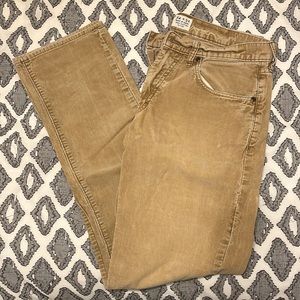 J crew corduroys 32 34